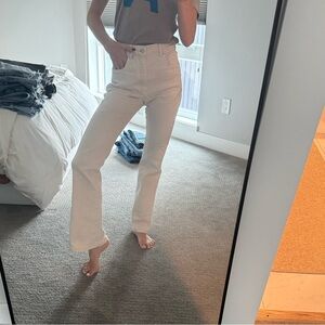 Anthropology Pilcro high rise flare jean